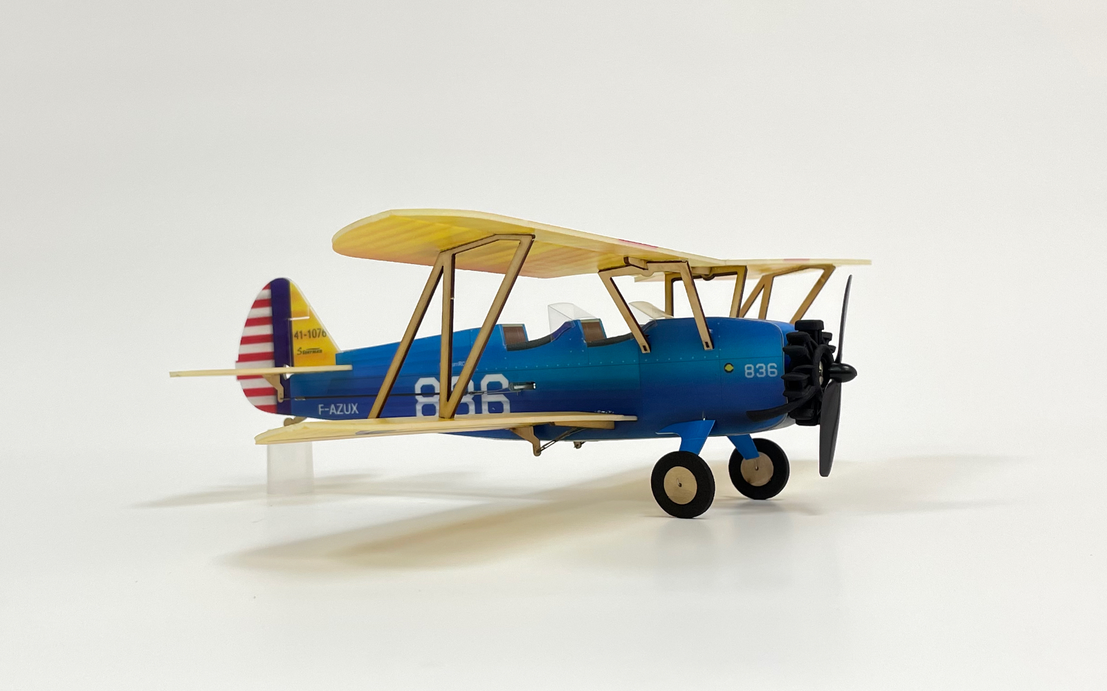 KT-Foam-RC-Flugzeug-Biplane-KITMotor-mit-einer-Spannweite-von-360-mm-im-Maszligstab-PT-17-Stearman-1986693-7